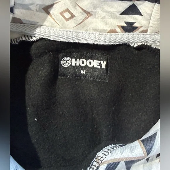 Hooey Black Hoodie with Geometric Accents - Picture 5 of 5
